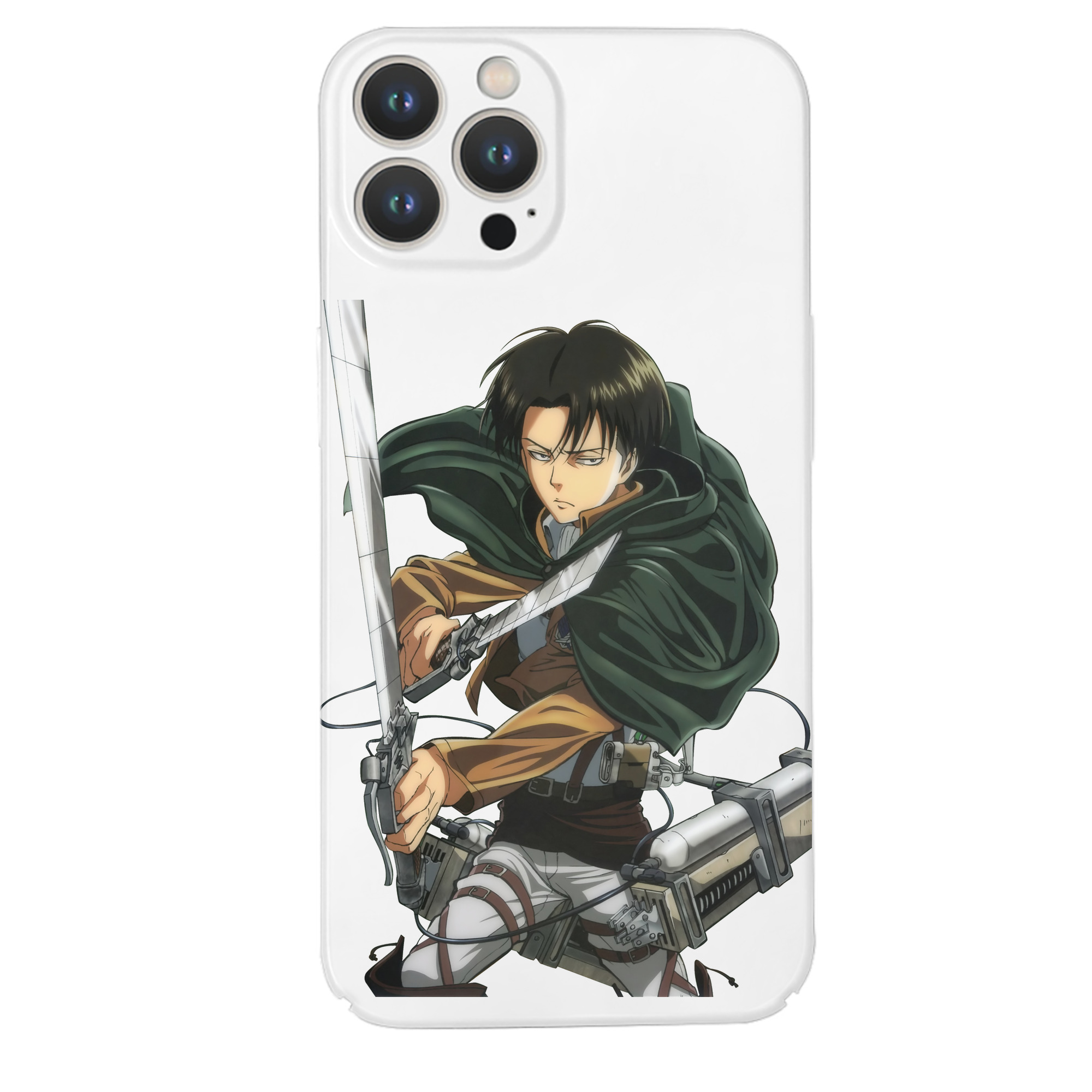 （画像用） 進撃の巨人 リヴァイ·アッカーマン Attack on Titan Levi Ackerman 【iPhone 14シリーズ対応】ハードケース